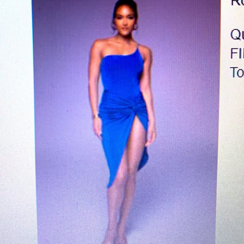 Sexy Blue Skirt Set, XXL, New